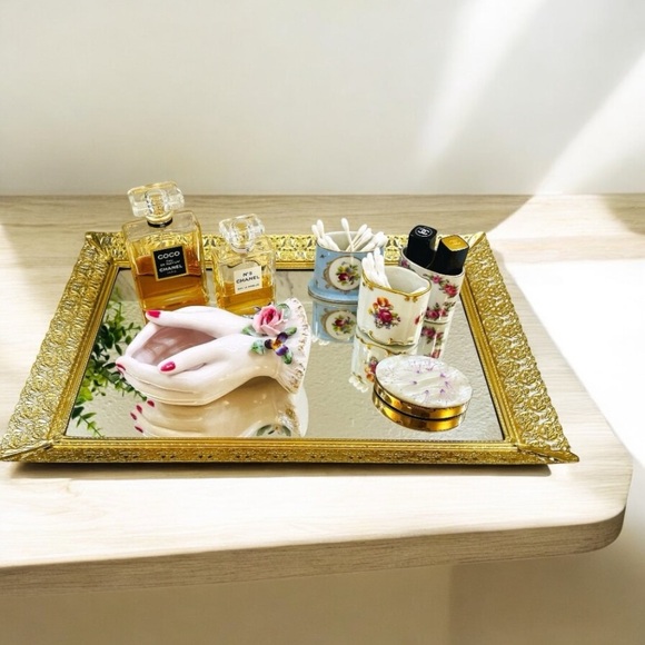 ❌SOLD❌Vintage Hollywood Regency Vanity mirror/tray - Picture 2 of 13